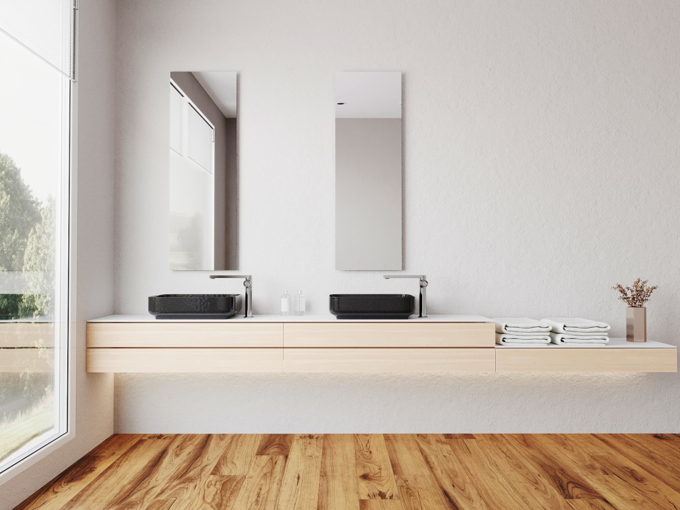 Spiegel mit einer Dicke von 6 mm